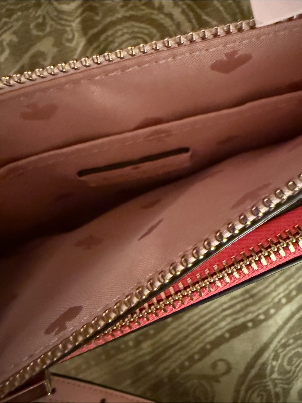New! Kate Spade Pink Crossbody Bag with hot pink Accent - Picture 7 of 7